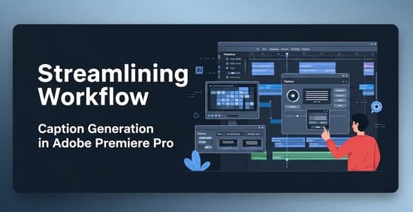 Streamline Your Workflow: Generating Captions in Premiere Pro